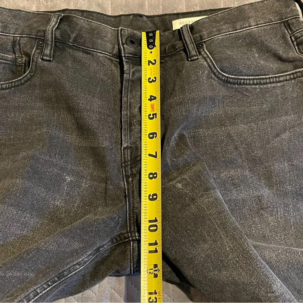All Saints Switch denim shorts mens 34 NWOT‎ black - Picture 8 of 14